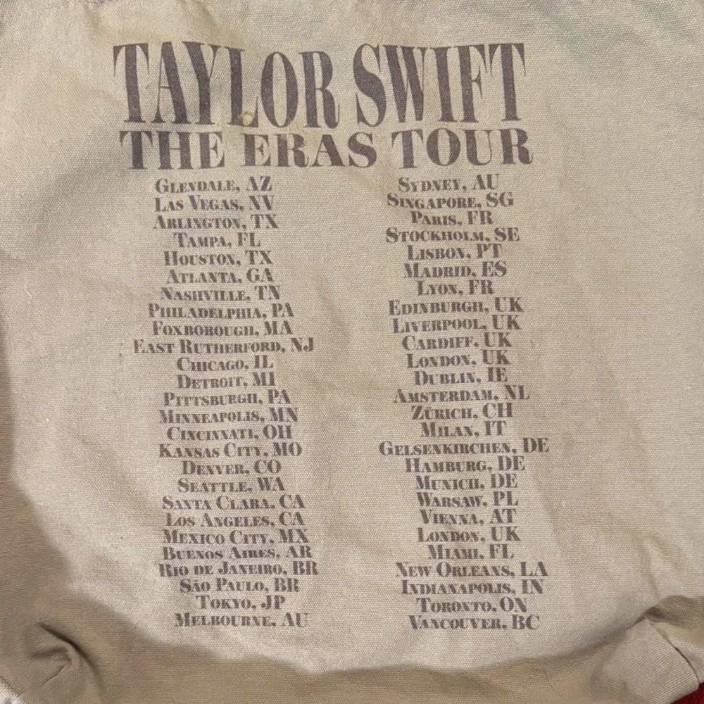 Taylor Swift Tour Beige Tote - Picture 4 of 4